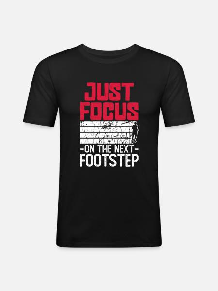 Ultramarathon Ultra Marathon Runner - Men's Slim Fit T-Shirt - black