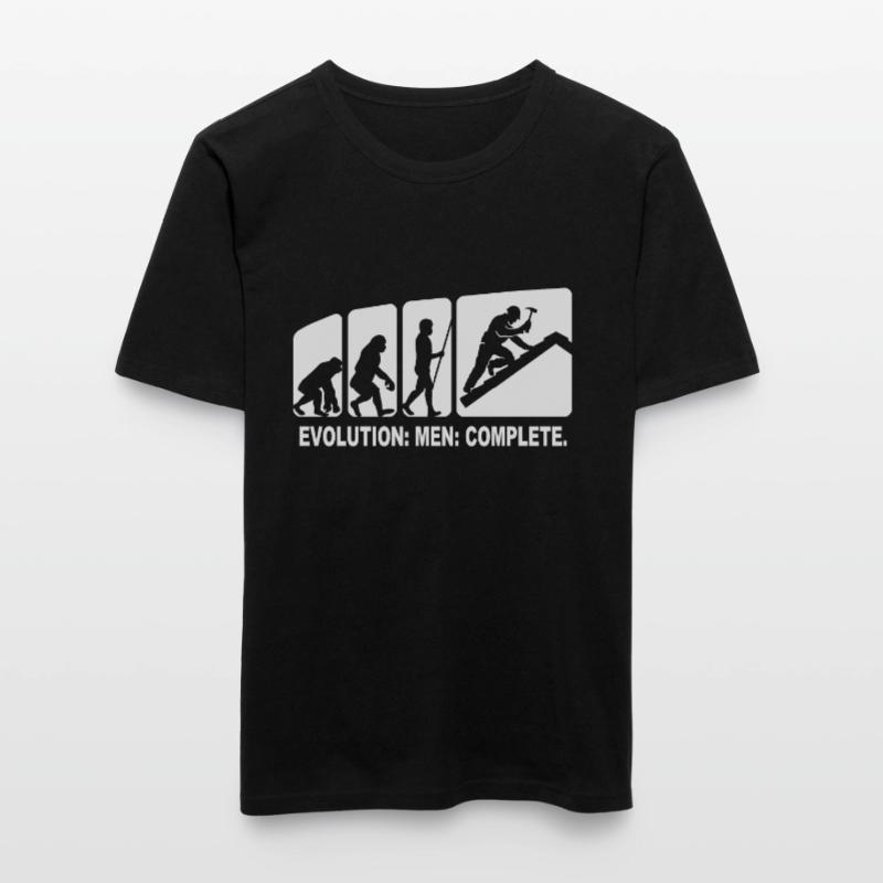 Dachdecker Evolution Dachdecken Männer Slim Fit T-Shirt
