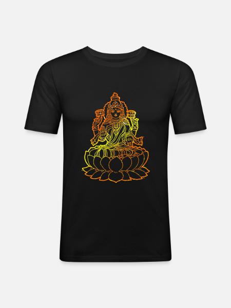 Hinduism - Men's Slim Fit T-Shirt - black