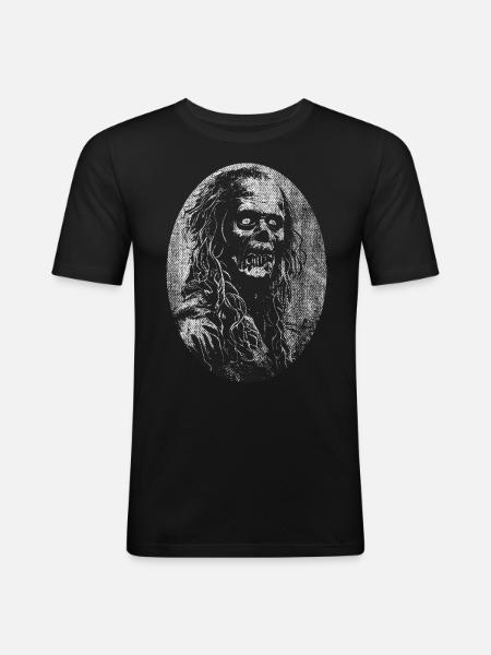 Evil Evil Zombie Undead - T-shirt près du corps Homme - noir