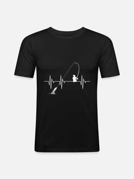Deep sea fishing - Men's Slim Fit T-Shirt - black