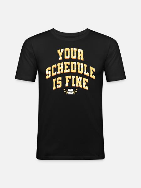 School Board School Counselor - Men's Slim Fit T-Shirt - black