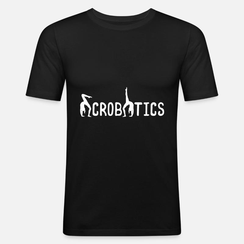 acrobatics - Men's Slim Fit T-Shirt - black