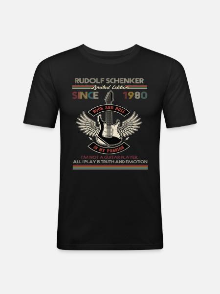 Rudolf Schnker Limited Edition - Men's Slim Fit T-Shirt - black