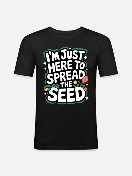 Gardener Garden Plants Gardening - Men's Slim Fit T-Shirt - black