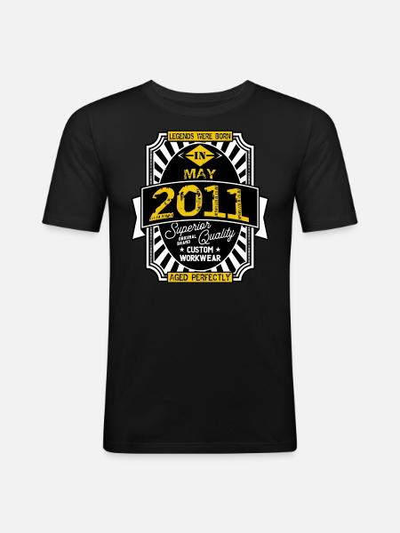 2011 MAY - Men's Slim Fit T-Shirt - black