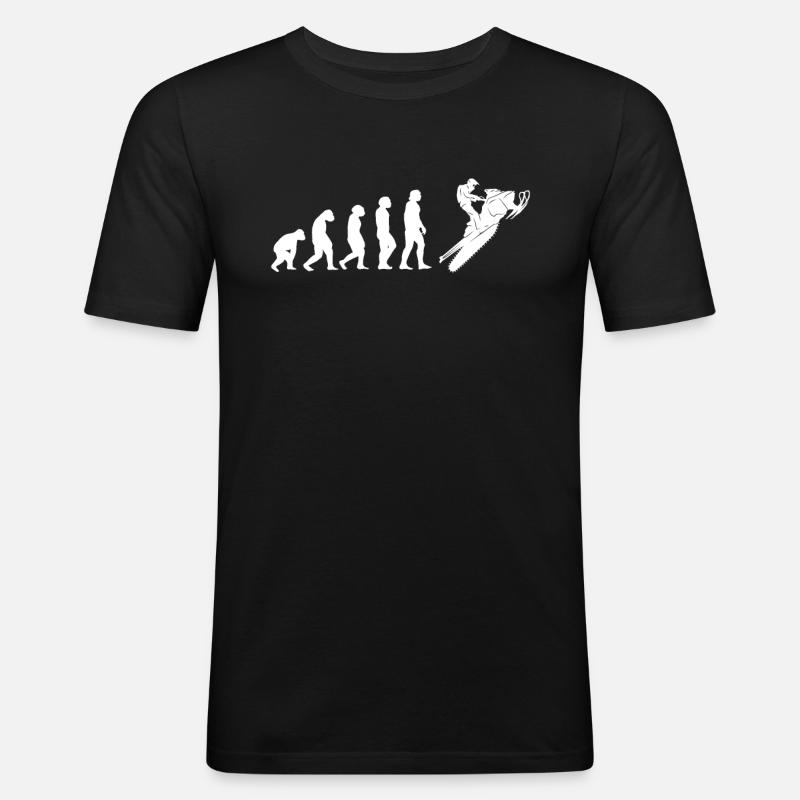 Evolution Snowmobile Snowmobile - Men's Slim Fit T-Shirt - black