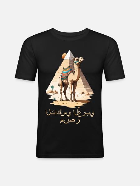 Arabian Taxi - Men's Slim Fit T-Shirt - black