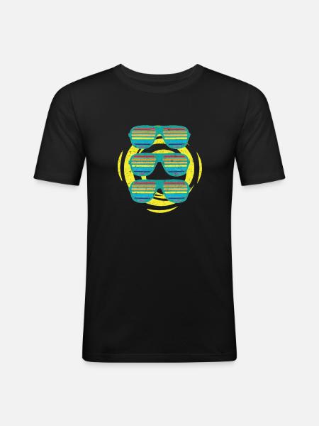 Sunglasses - Men's Slim Fit T-Shirt - black