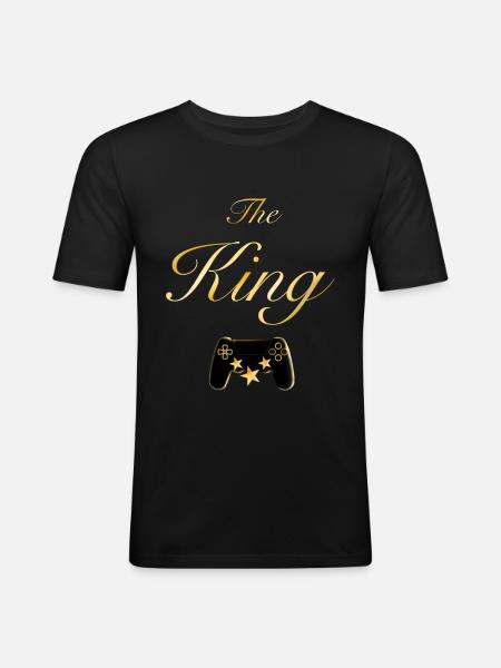 The King - Men's Slim Fit T-Shirt - black