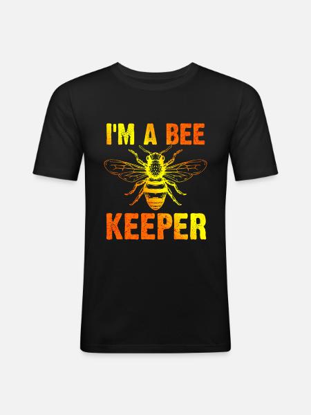 Beekeeper Beekeeper Beekeeper - Men's Slim Fit T-Shirt - black