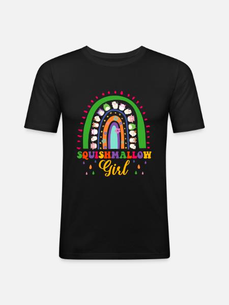 Squishmallow Girl Squish Girl - Men's Slim Fit T-Shirt - black