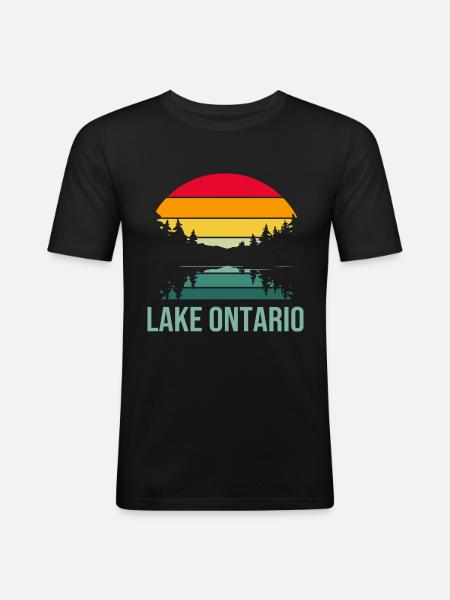 Great Lakes - Men's Slim Fit T-Shirt - black