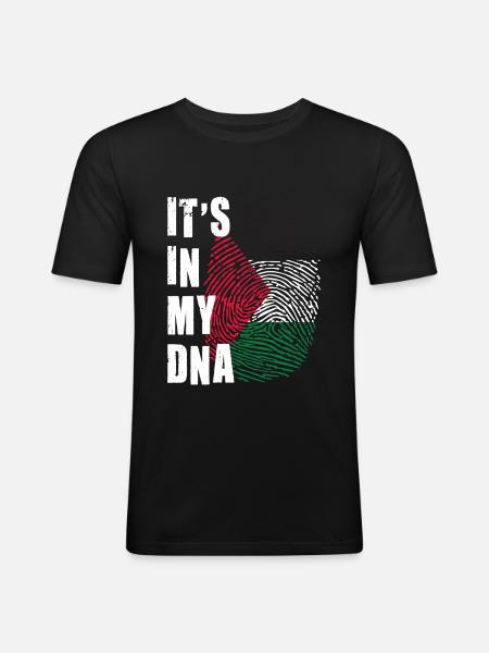 Free Palestine Palestine Freedom - Men's Slim Fit T-Shirt - black
