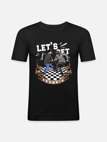 Ska Genre Of Jamaican Music Jazz Lovers - Men's Slim Fit T-Shirt - black