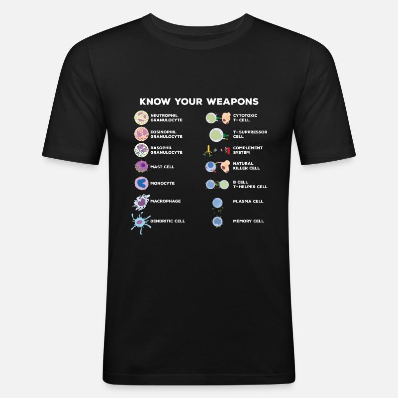 Wissenschaft Experimente - Männer Slim Fit T-Shirt - Schwarz