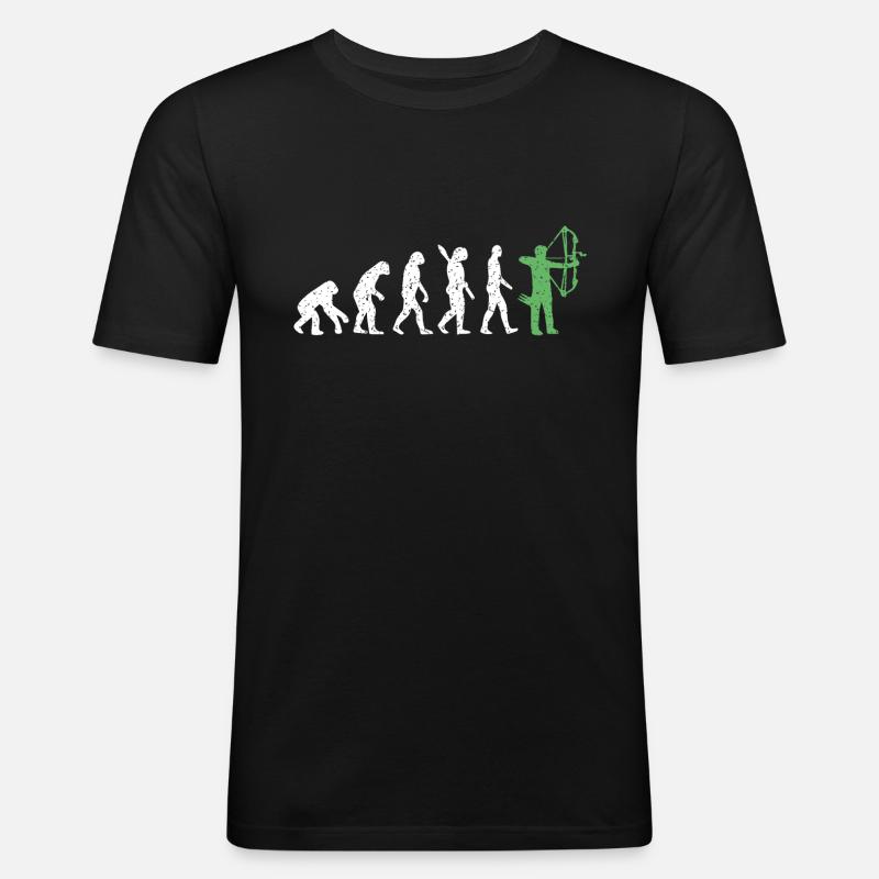 Evolution Archery Compound Edition - T-shirt près du corps Homme - noir
