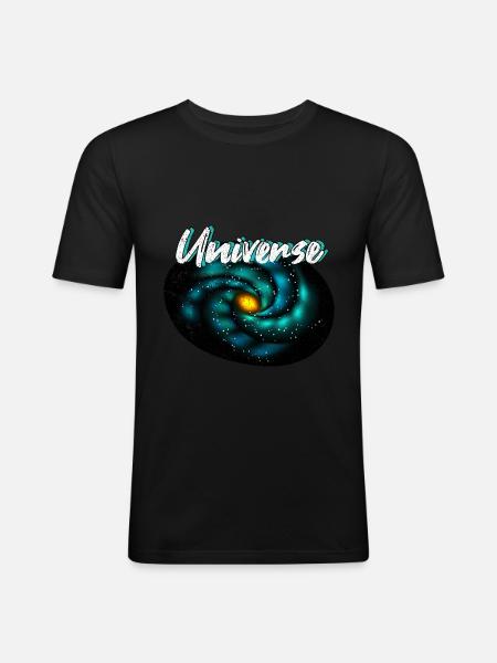 Astronaut Astronomy Space Gift 6 - Men's Slim Fit T-Shirt - black