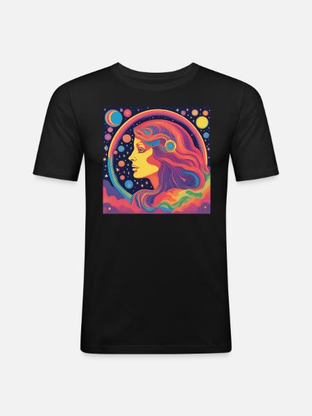 Virgo Horoscope Birthday Gift - Men's Slim Fit T-Shirt - black