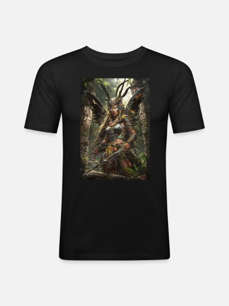 Warrior Mythology Myth Gift - Men's Slim Fit T-Shirt - black