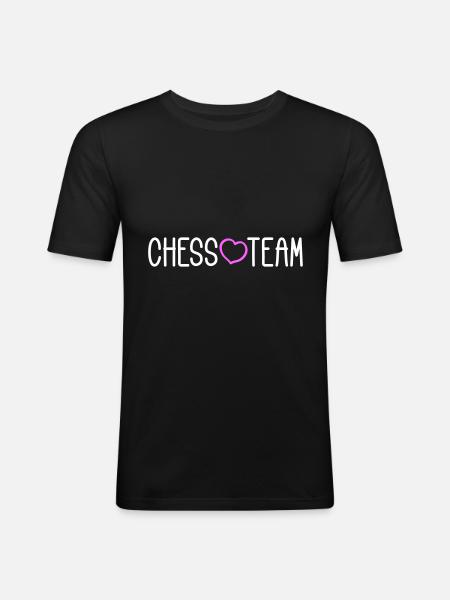 Chess Team - Men's Slim Fit T-Shirt - black