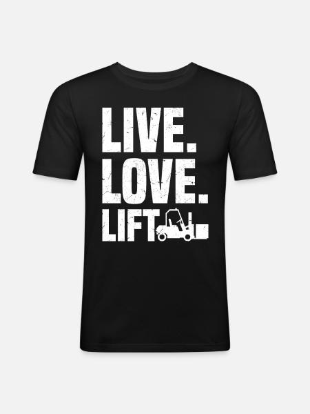 Warehouseman - Men's Slim Fit T-Shirt - black