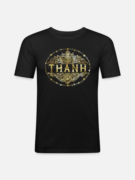 Thanh - Men's Slim Fit T-Shirt - black