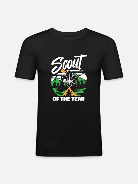 Scout - Men's Slim Fit T-Shirt - black