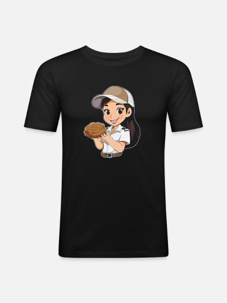 Boy Scout Cookie - Men's Slim Fit T-Shirt - black
