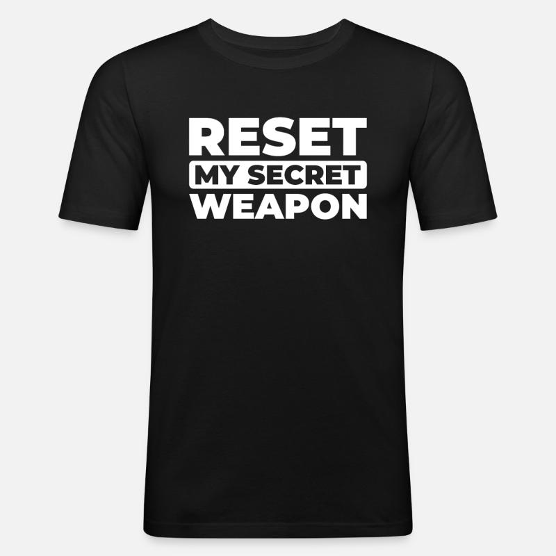 Sim Racing - Männer Slim Fit T-Shirt - Schwarz