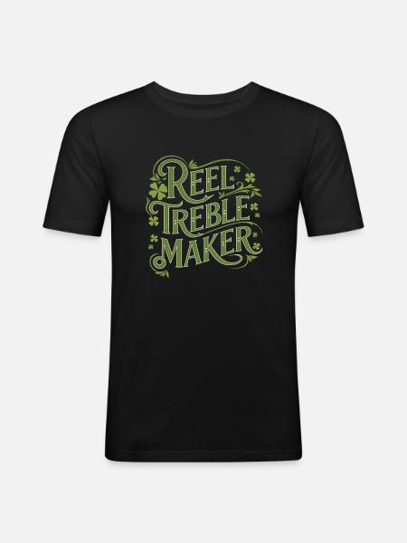 Irish Dance Irischer Tanz - Men's Slim Fit T-Shirt - black