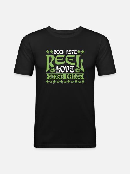 Irish Dance Irischer Tanz - Men's Slim Fit T-Shirt - black