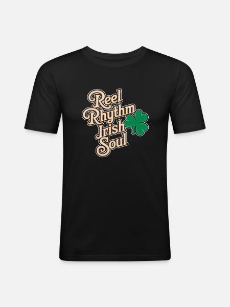 Irish Dance Irischer Tanz - Men's Slim Fit T-Shirt - black