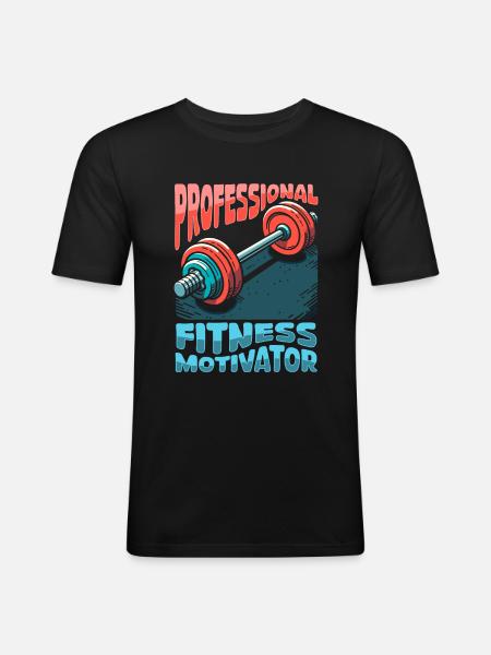 Fitness Trainers Personal Trainers - Men's Slim Fit T-Shirt - black