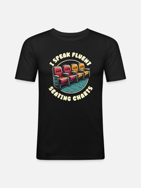 Host - Men's Slim Fit T-Shirt - black