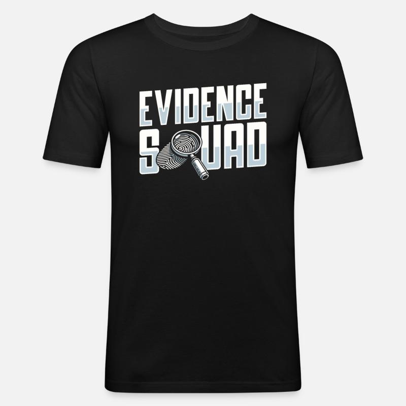 Forensic Technician Cadre - Men's Slim Fit T-Shirt - black