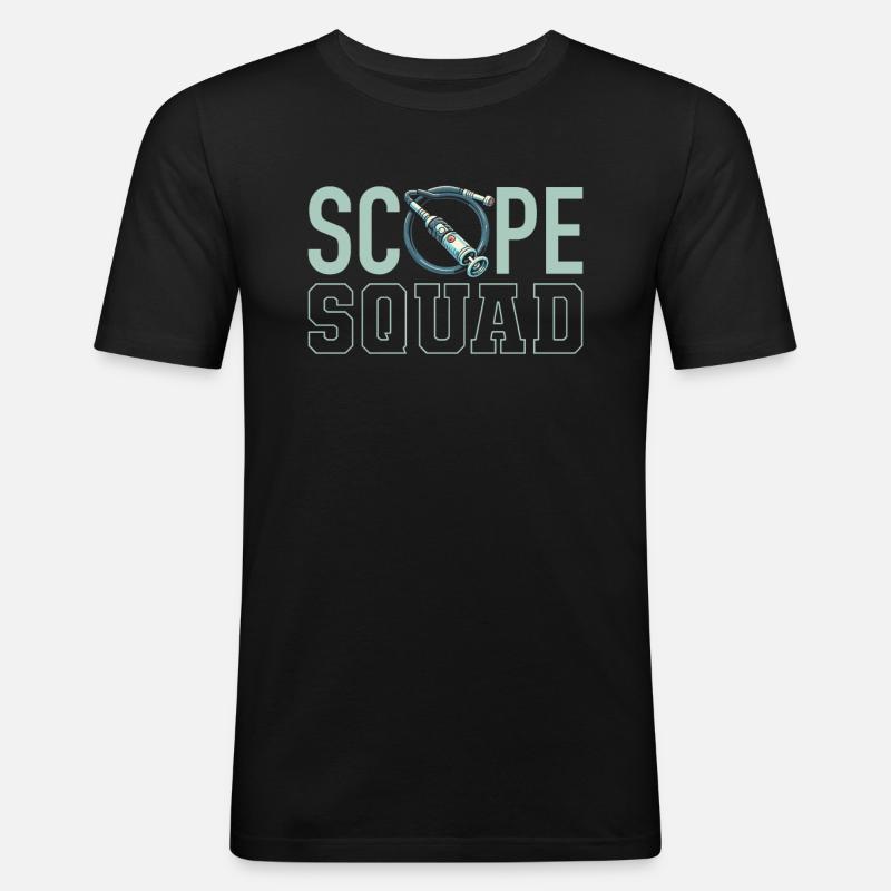 Endoscopy Technician Kader - Men's Slim Fit T-Shirt - black