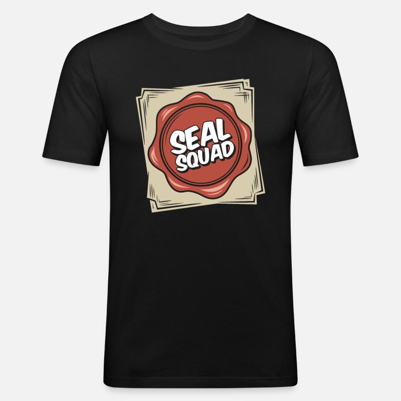 Notar Kader - Männer Slim Fit T-Shirt - Schwarz