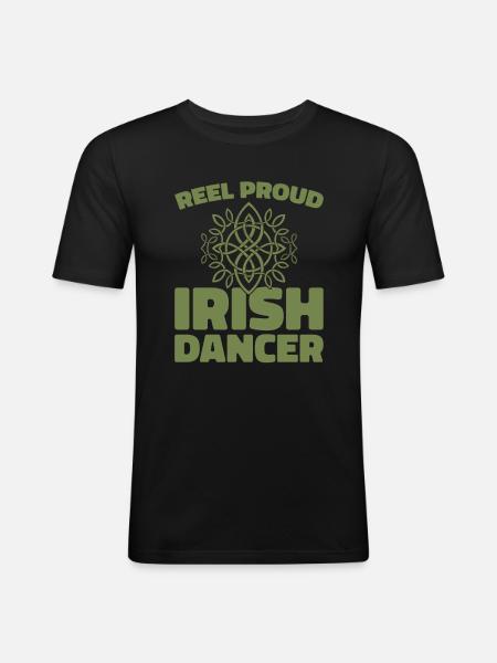 Irish Dance Irischer Tanz - Men's Slim Fit T-Shirt - black