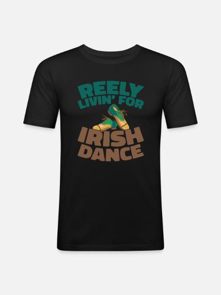 Irish Dance Irischer Tanz - Men's Slim Fit T-Shirt - black