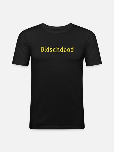 Bayreuth - Oldschdood - Old Town - Men's Slim Fit T-Shirt - black