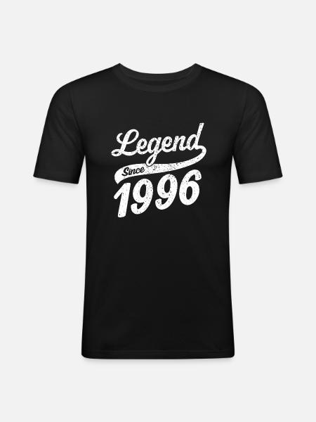 Legend Since 1996 - Men's Slim Fit T-Shirt - black