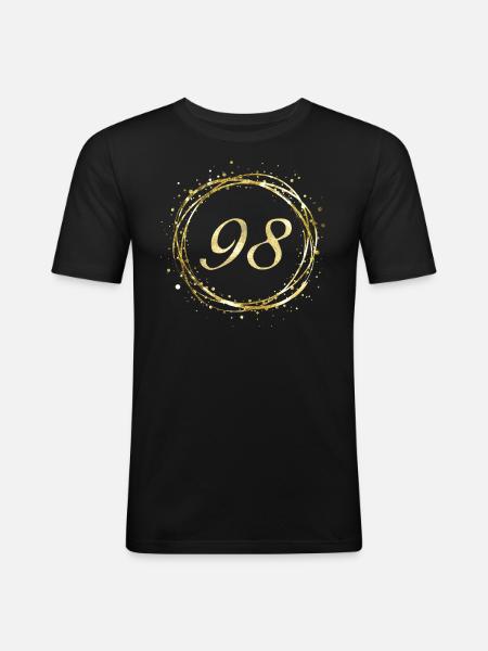 98 - Men's Slim Fit T-Shirt - black