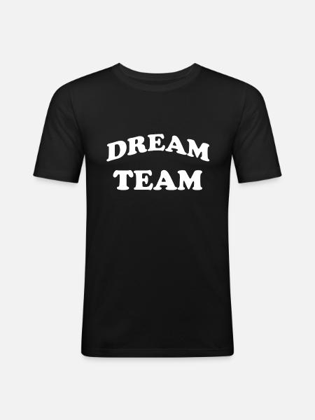Dream Team - T-shirt près du corps Homme - noir