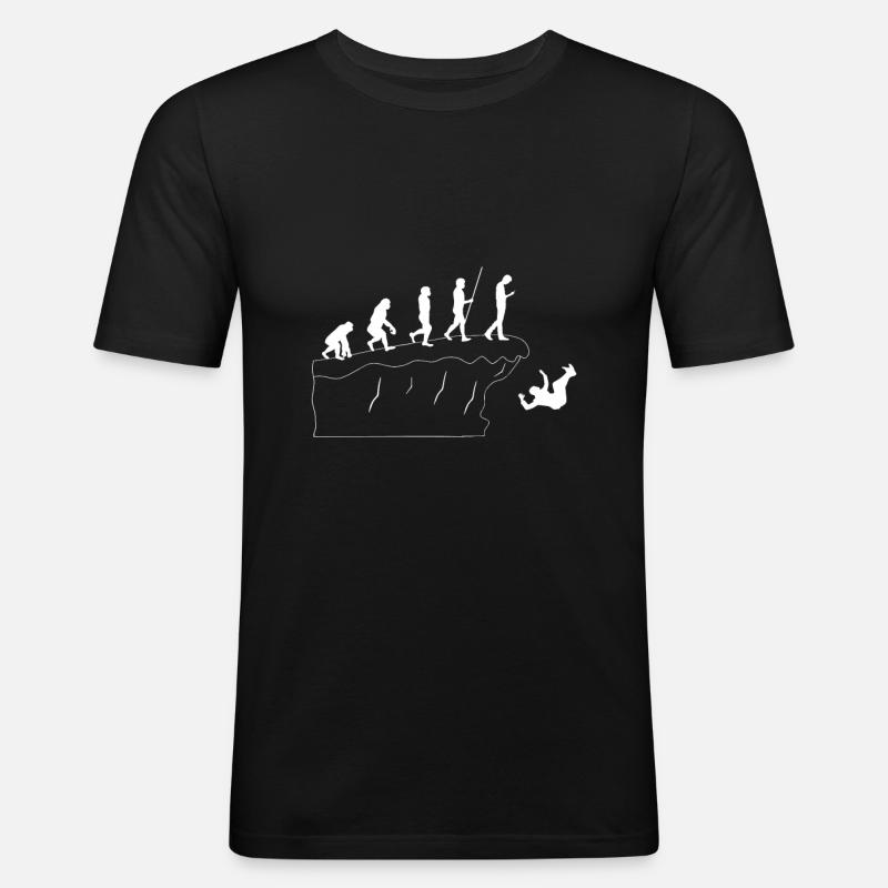 Smartphone de génération Evolution - T-shirt près du corps Homme - noir