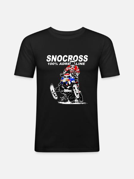 Snowmobil - snowmobile - snowmobile - Men's Slim Fit T-Shirt - black