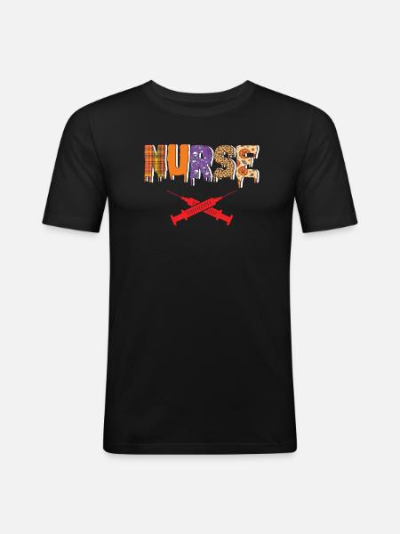 Creepy - Men's Slim Fit T-Shirt - black