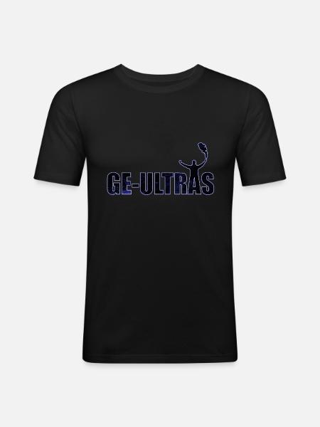 Gelsenkirchen Ultras GE Gift Idea - Men's Slim Fit T-Shirt - black