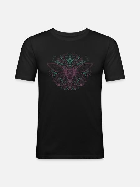 Cicada Cicada Brood Insect - Men's Slim Fit T-Shirt - black