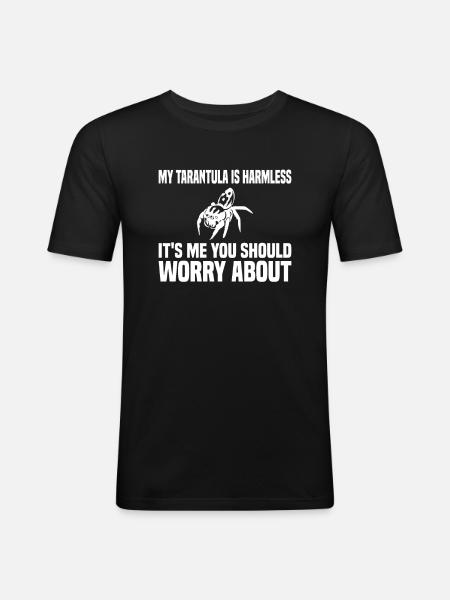 Tarantula Pet Arachnid - Men's Slim Fit T-Shirt - black